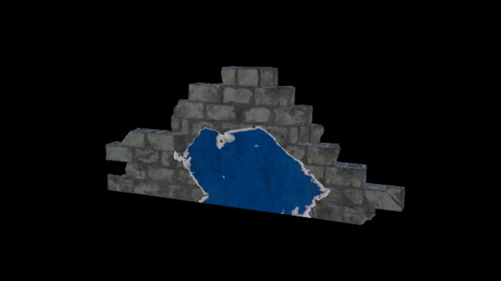 UE项目资源_模型资源_破损建筑结构015