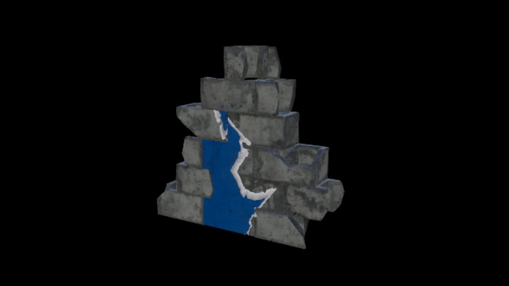 UE项目资源_模型资源_破损建筑结构019