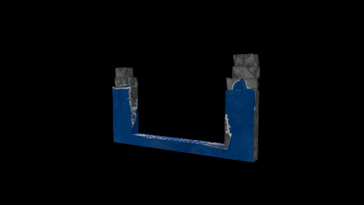 UE项目资源_模型资源_破损建筑结构032