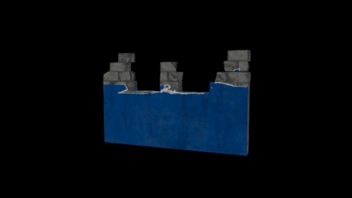 UE项目资源_模型资源_破损建筑结构035