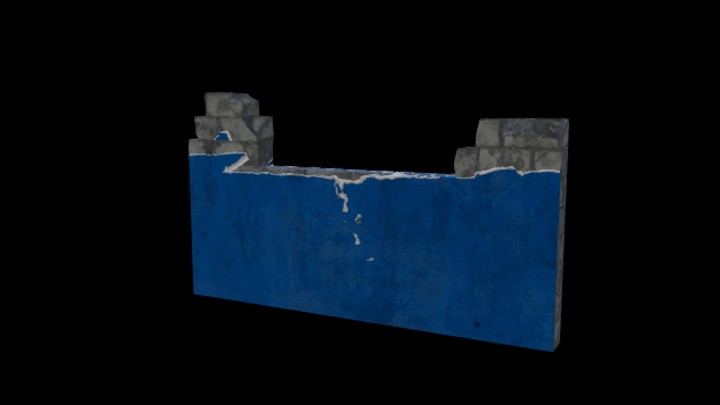 UE项目资源_模型资源_破损建筑结构041