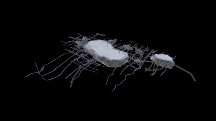 UE项目资源_模型资源_破损建筑结构055