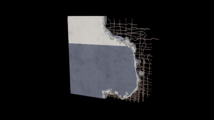 UE项目资源_模型资源_破损建筑结构072