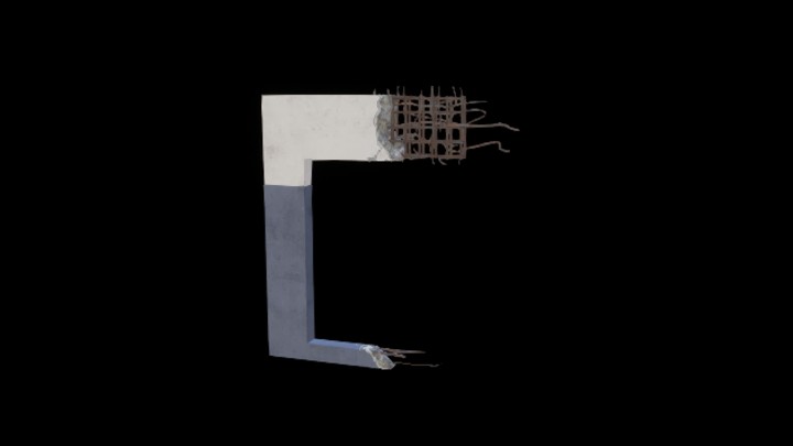 UE项目资源_模型资源_破损建筑结构083