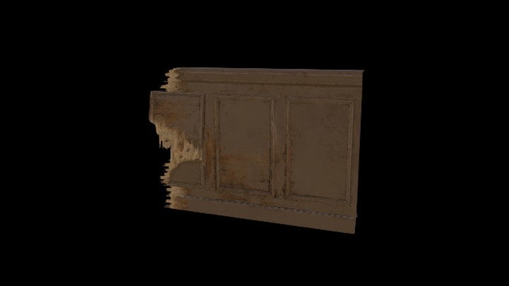 UE项目资源_模型资源_破木板008