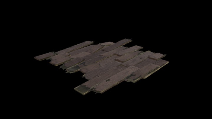 UE项目资源_模型资源_破木板032