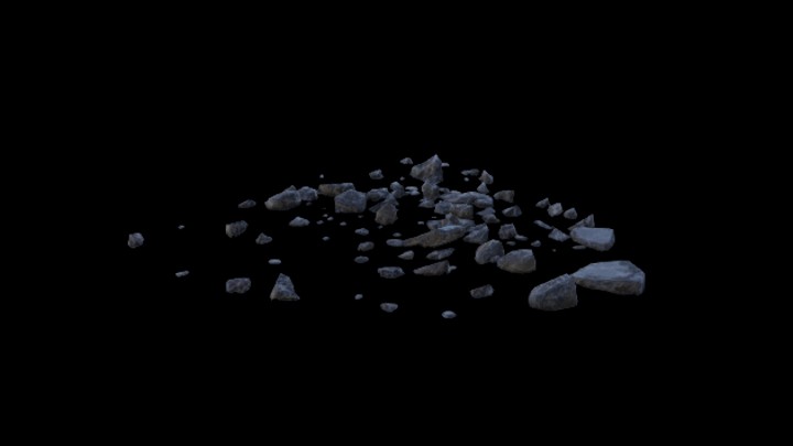 UE项目资源_模型资源_碎石堆023