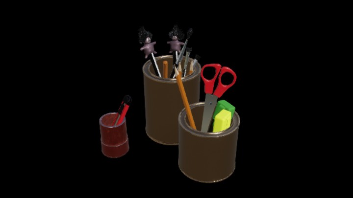 UE项目资源_模型资源_笔筒032