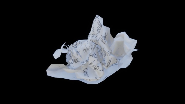 UE项目资源_模型资源_纸团004