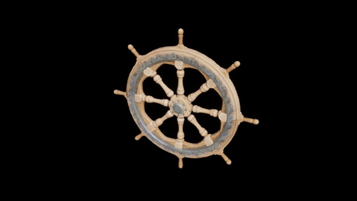 UE项目资源_模型资源_船舵002