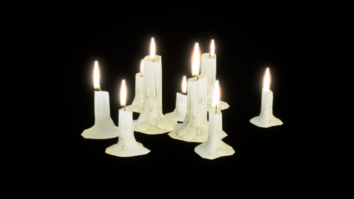 UE项目资源_模型资源_蜡烛231