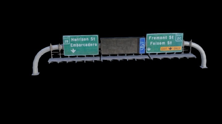 UE项目资源_模型资源_路牌044