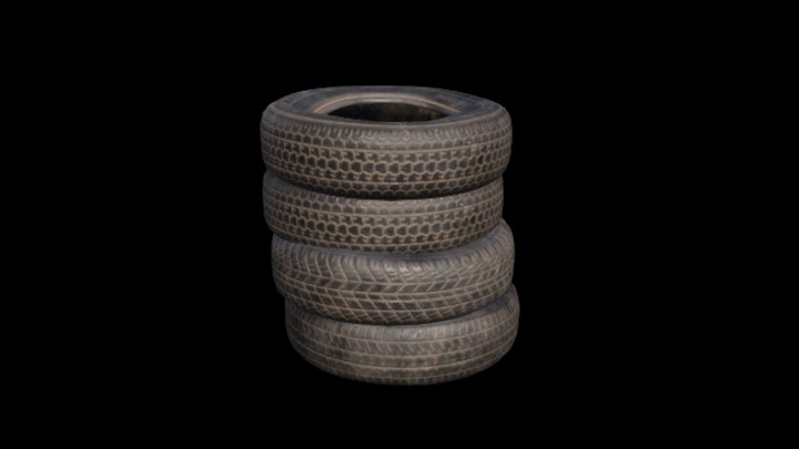 UE项目资源_模型资源_轮胎155