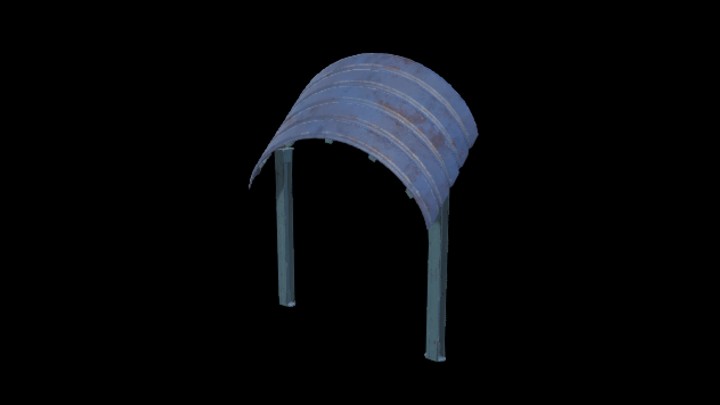 UE项目资源_模型资源_钢架屋顶003