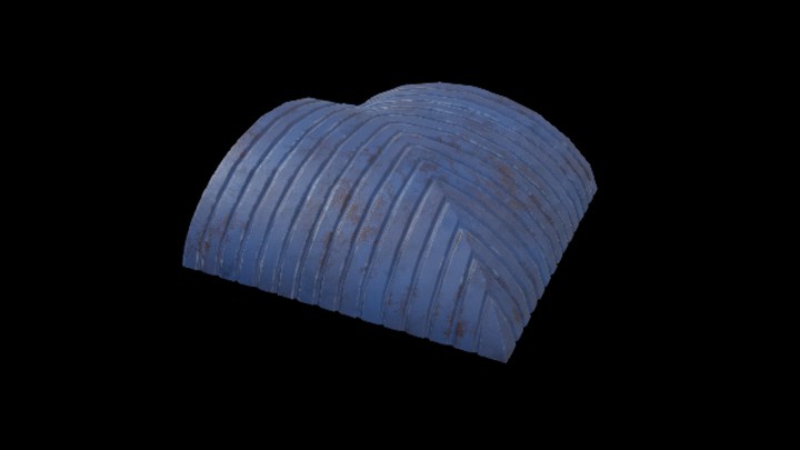 UE项目资源_模型资源_钢架屋顶010