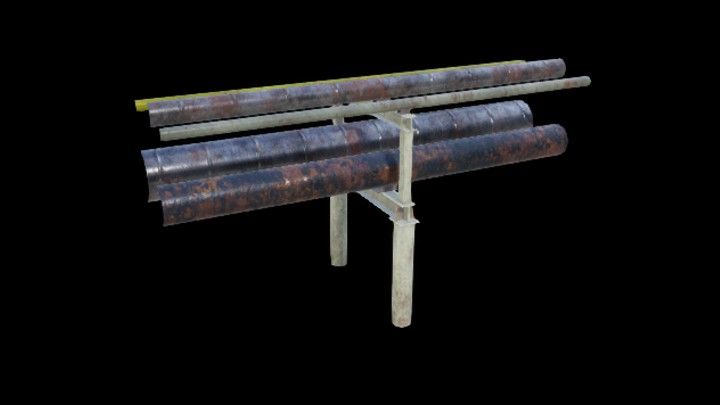 UE项目资源_模型资源_钢架管道001