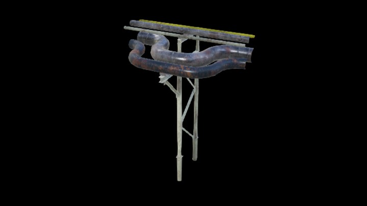 UE项目资源_模型资源_钢架管道005