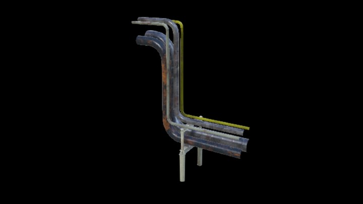 UE项目资源_模型资源_钢架管道009