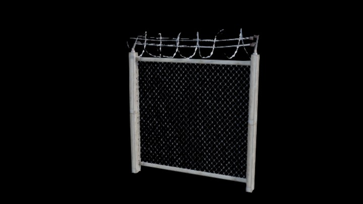 UE项目资源_模型资源_铁丝围栏006