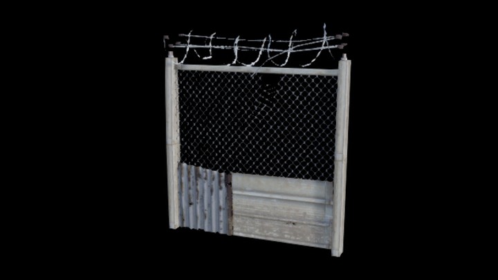 UE项目资源_模型资源_铁丝围栏007