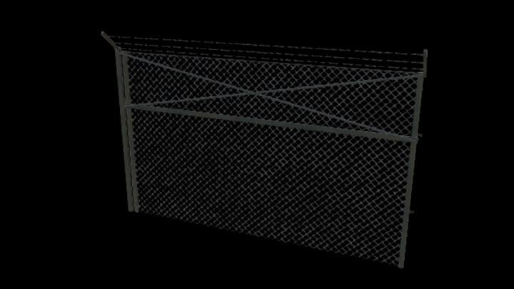 UE项目资源_模型资源_铁栅栏004