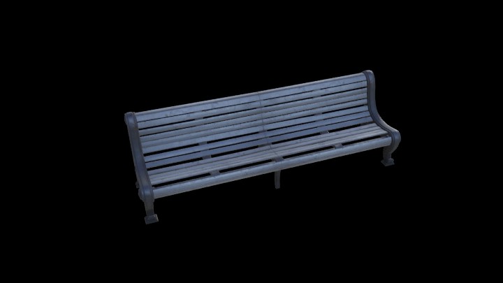 UE项目资源_模型资源_长椅077