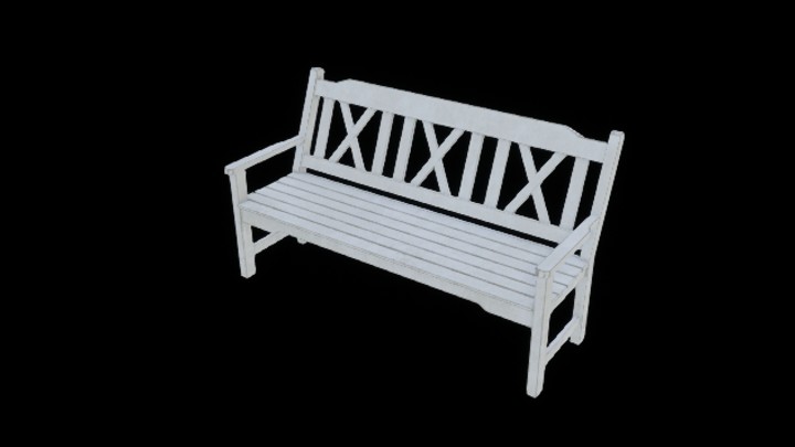 UE项目资源_模型资源_长椅086