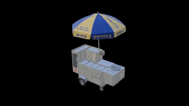 UE项目资源_模型资源_餐车003