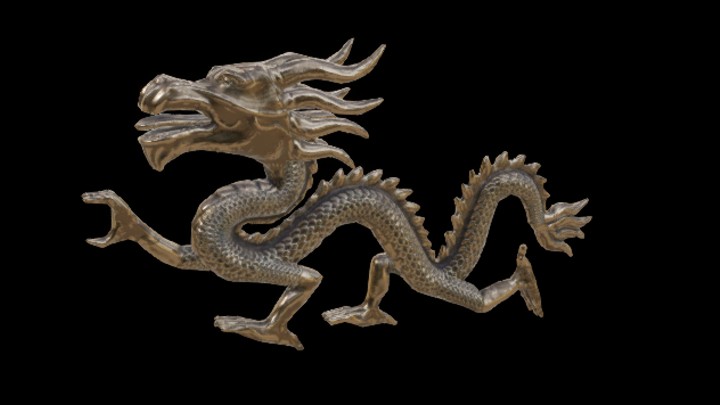 UE项目资源_模型资源_龙雕像002