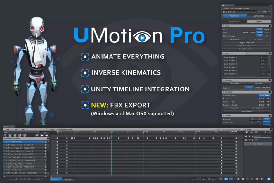UMotion Pro – Animation Editor v1.28动作工具