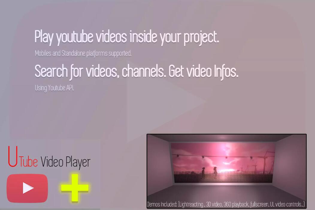 Youtube Video Player + Youtube API 7.9.7f视频插件