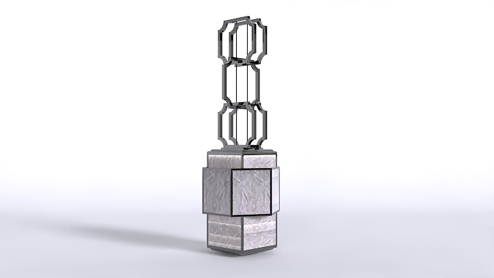 渲染模型_中式吊灯044