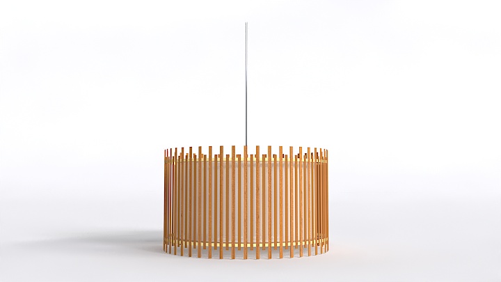 渲染模型_中式吊灯050