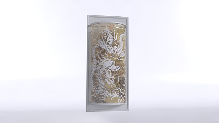 渲染模型_中式壁灯010