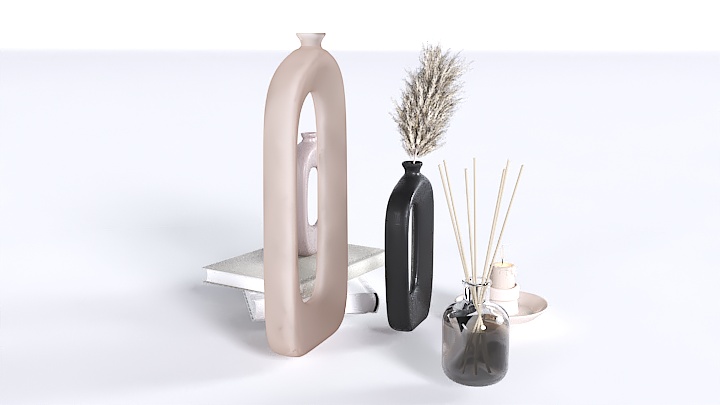 渲染模型_书房用品002