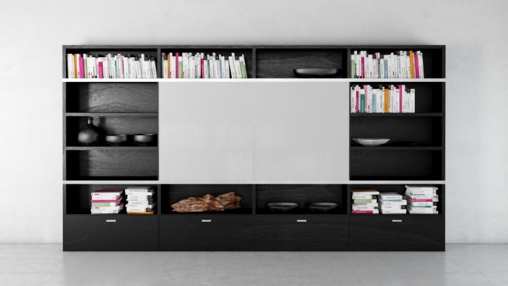 渲染模型_书架091