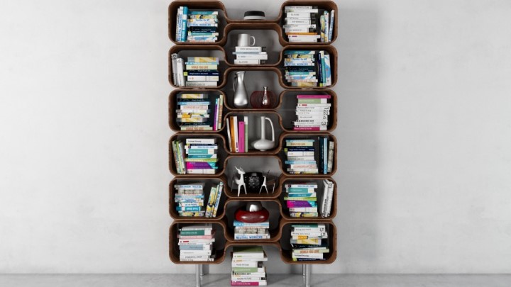 渲染模型_书架094