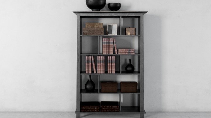 渲染模型_书架102