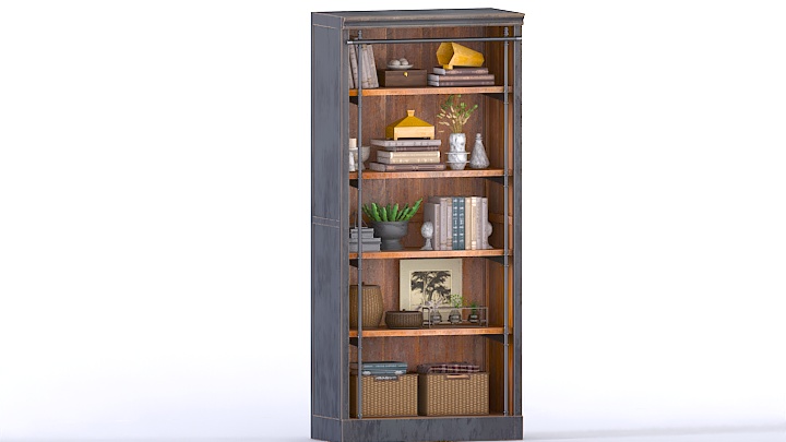渲染模型_书柜060