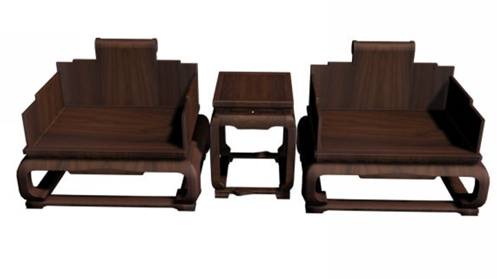 渲染模型_云龙纹套004