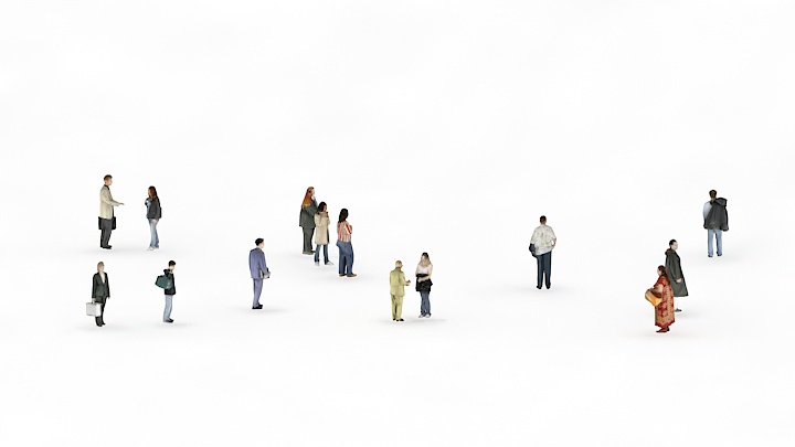 渲染模型_人群011