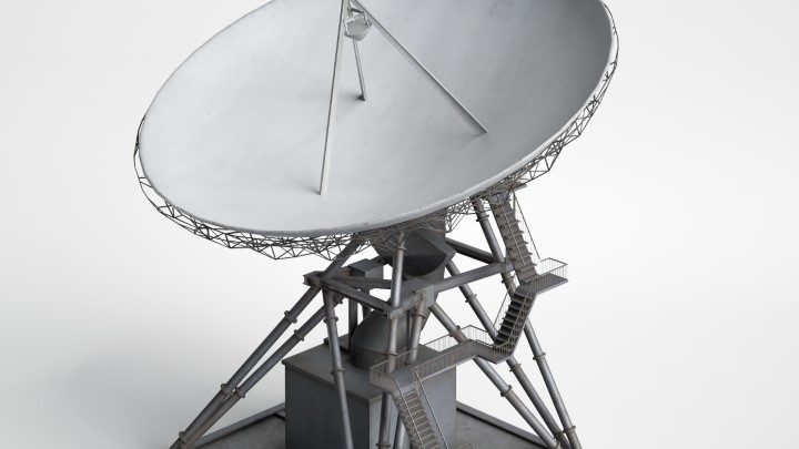 渲染模型_信号站铁塔009