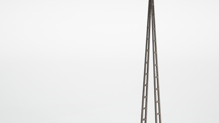 渲染模型_信号站铁塔020