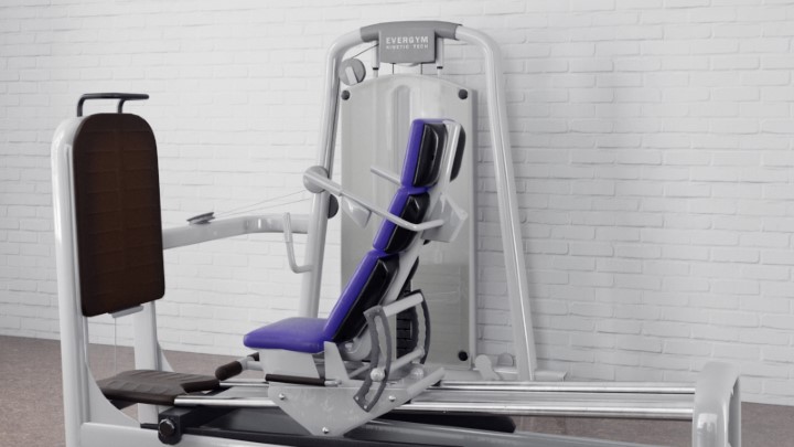 渲染模型_健身器材057