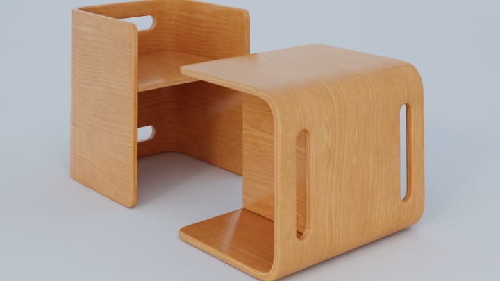 渲染模型_儿童家具020