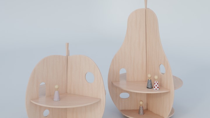 渲染模型_儿童家具023