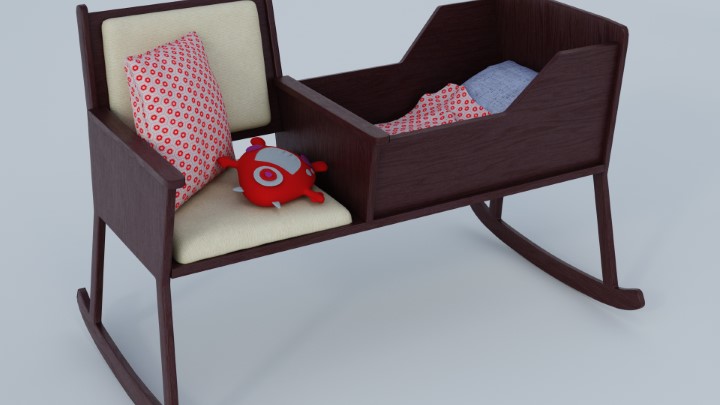 渲染模型_儿童家具032