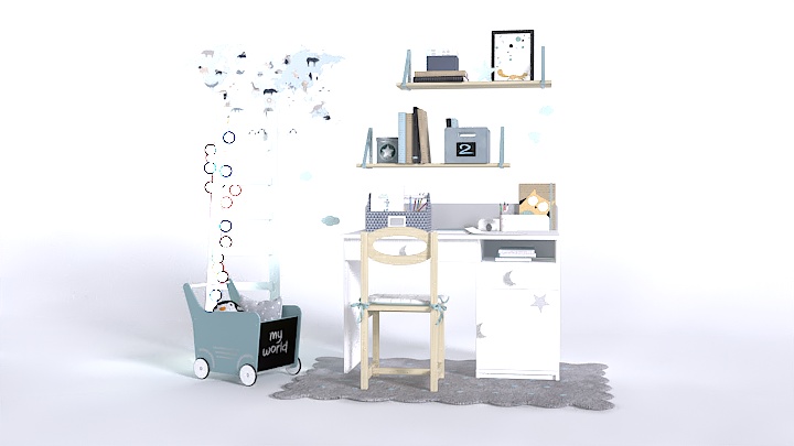 渲染模型_儿童房013