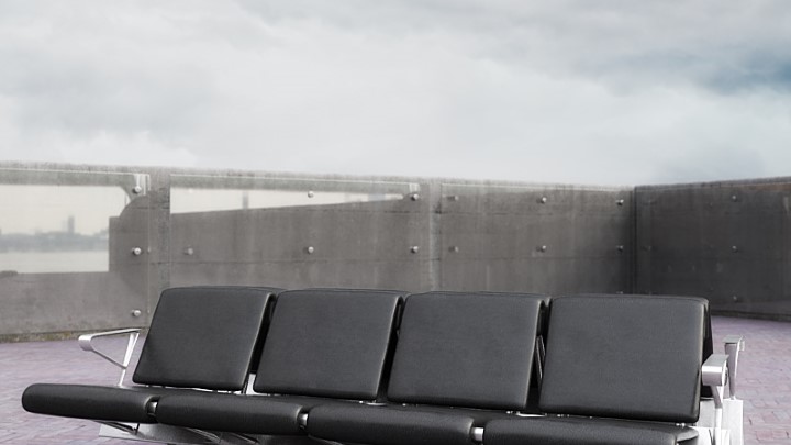 渲染模型_公共座椅002