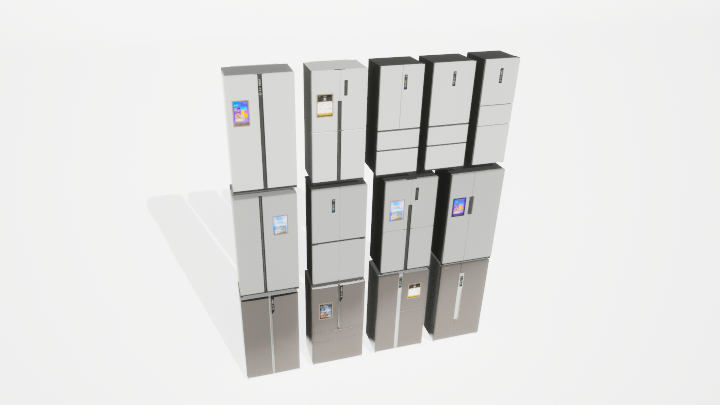 渲染模型_冰箱083